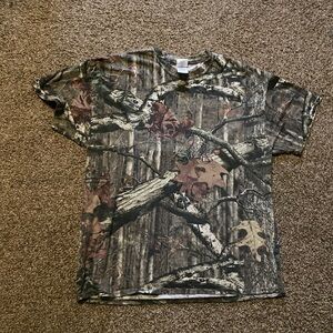 Women Camouflage Forest Print T-Shirt